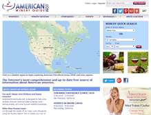 Tablet Screenshot of americanwineryguide.com